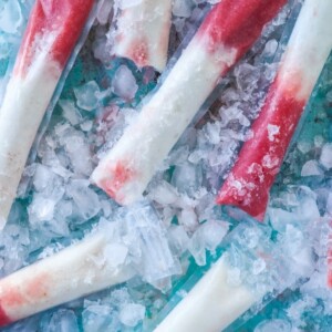 An image of lava flow popsicles on ice.